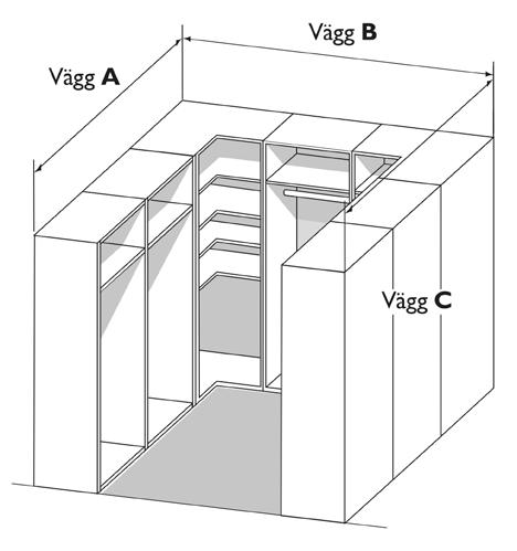 möjligheter Kombinera en eller flera moduler efter dina behov. Vi tillverkar efter dina speci fika mått och önskemål.