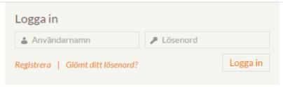 Handbok 2017-03-22 15.0 D-2016-059047 7(21) Bild 3-2 3.1.1 Bekräfta e-postadress 3.2 Inloggning Kontrollera därefter inkorgen på det e-postkonto som du angav vid registreringen.