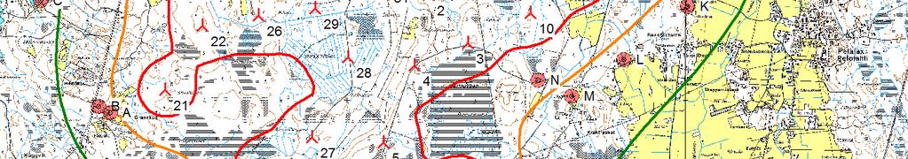 4 km Map: Peruskartat, Print scale