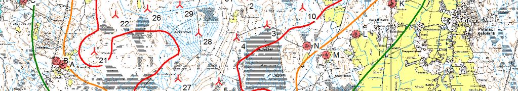 4 km Map: Peruskartat, Print scale