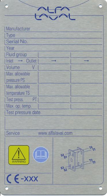 2, PED stainless steel, optional 1 2 5 6 7 17 8