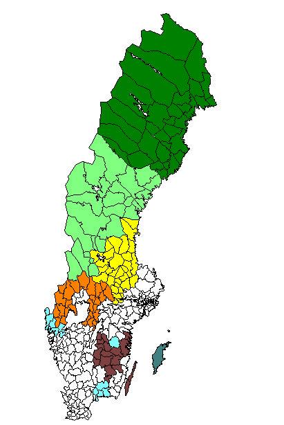 EG:s strukturfondsområden 2000 2006 (inkl.