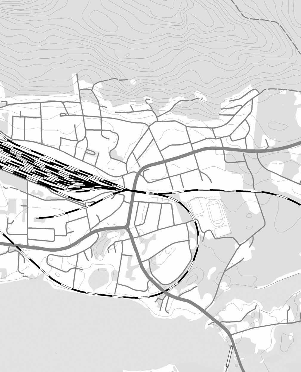 E 14 Ånge 83 6. 5. 7. 4. Erikslund Fränsta Ljungaverk 1. 2. E 14 Torpshammar Bergsgatan Järnvägsgatan Torggatan 8.