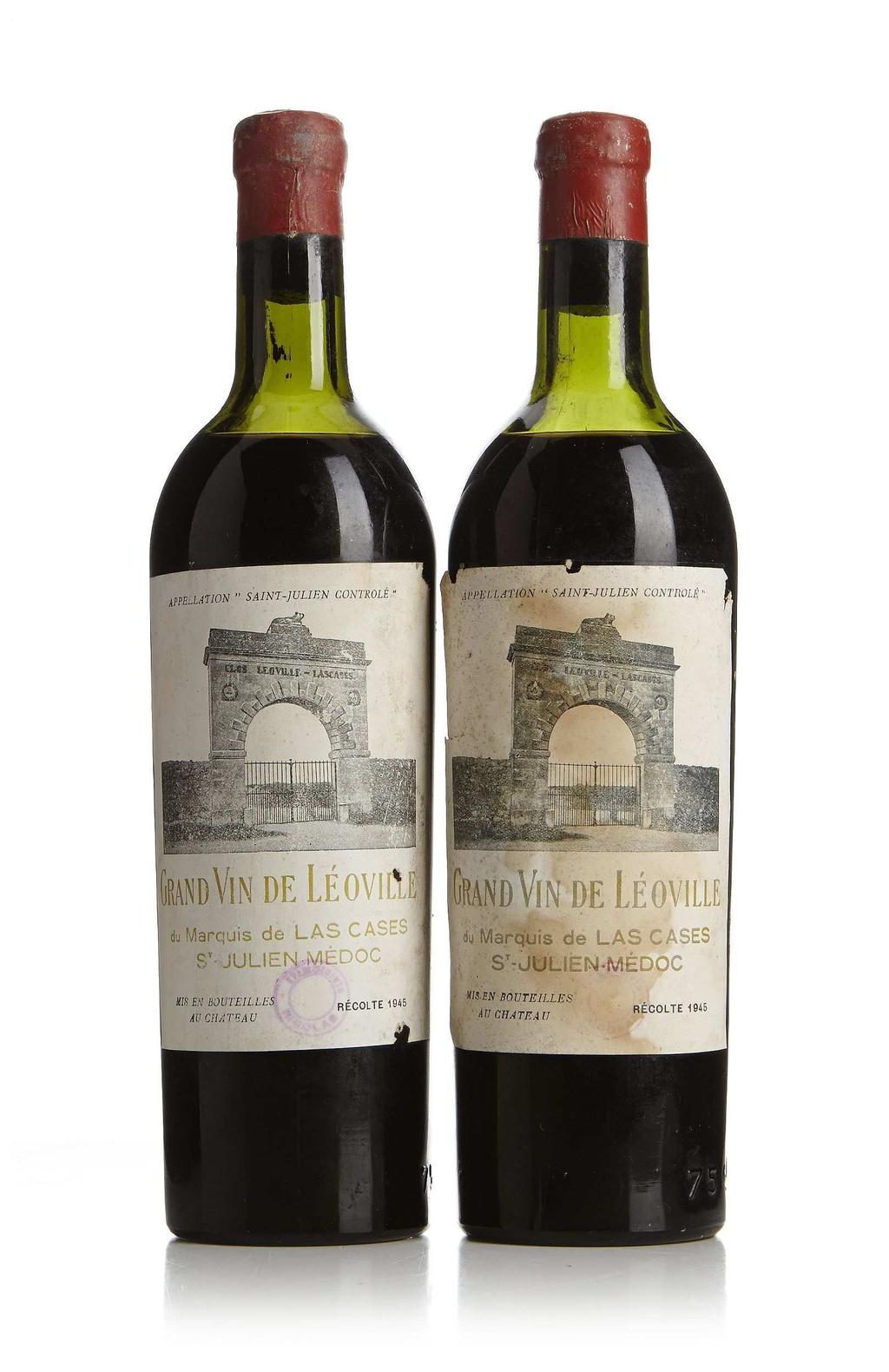 Frankrike Röd Bordeaux Chateau Leoville Las Cases År 1855 klassificerades Bordeaux bästa vingårdar. Vid det tillfället tilldelades Leoville Las Cases en andra Cru Classe.