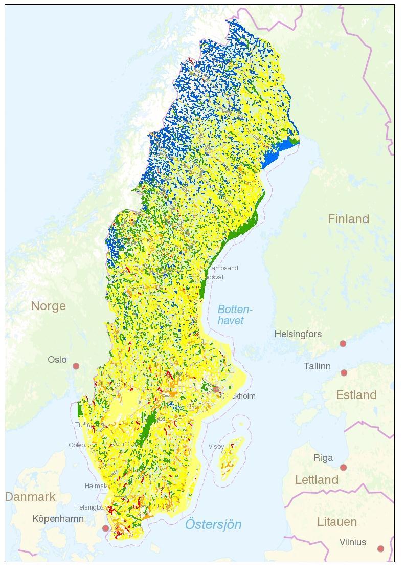 främst map hydromorfologi.