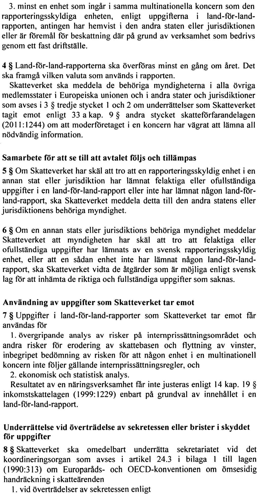 REGERINGENS LAGFÖRSLAG