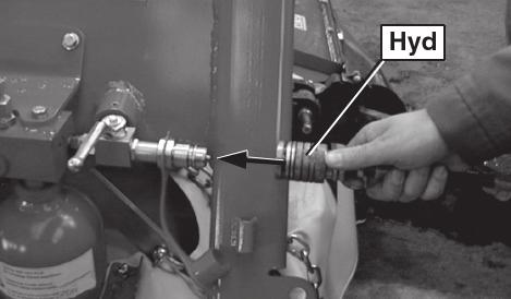 INTÄLLNINGAR HYDRAULICHE MÄHWERKENTLATUNG Bruksanvisning för montering och inställning av den hydrauliska slåtterverks avlastningen för Pöttingers front monterade slåttermaskiner Nova CAT 266/306 och