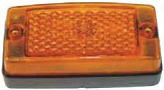 840042 Sidomarkering Orange (Hella) Med  Lyktglas med snäppinfästning.