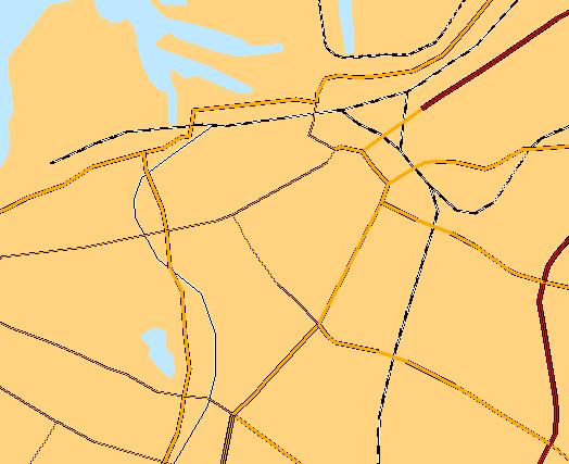 1 QGIS Sverige Figur F.1.a: Terrängkartan före konvertering.