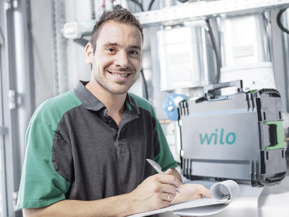 5 Underhållsavtal - pumpar och pumpanläggningar Wilo har en lång erfarenhet och en välutbildad serviceorganisation för att du som kund skall känna dig