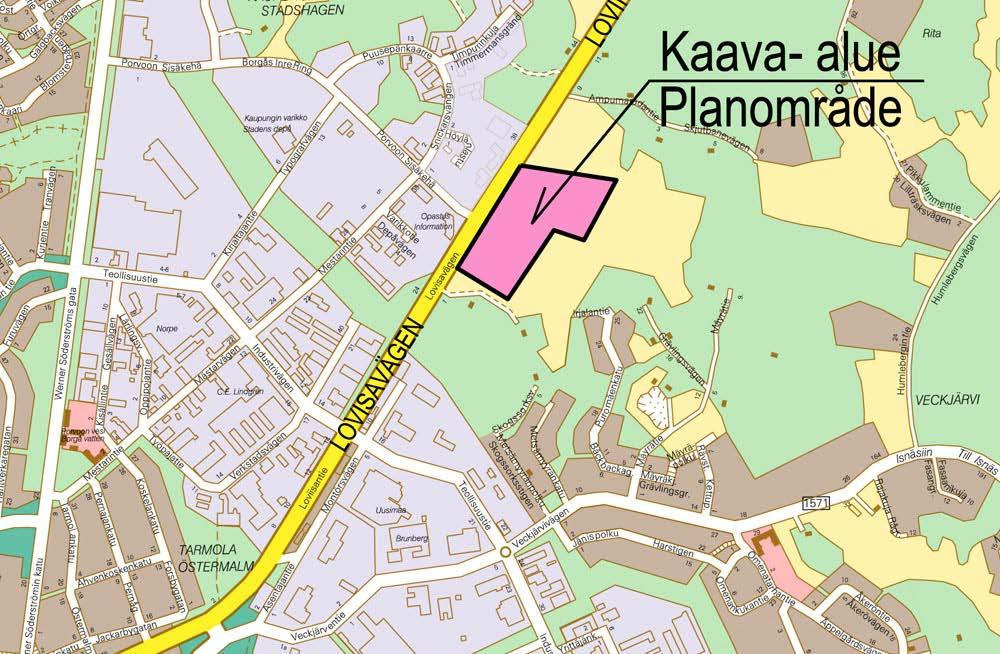 PROGRAM FÖR DELTAGANDE OCH BEDÖMNING BORGÅ LOVISAVÄGENS FÖRETAGSOMRÅDE STADSDEL 5, DEL AV KVARTER 754, STADSDEL 9, DEL AV KVARTER 770, STADSDEL 14, KVARTER 5510-5512, SAMT GATU- OCH SKYDDSOMRÅDE I