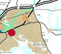 3. Målet för planeringen Genom detaljplanen undersöks placeringen av affärer för specialvaror som kräver mycket utrymme i området öster om Lovisavägen.