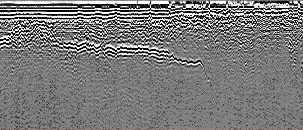 GPR8 Bilaga.8 at v=.[m/ns] DAT_9.