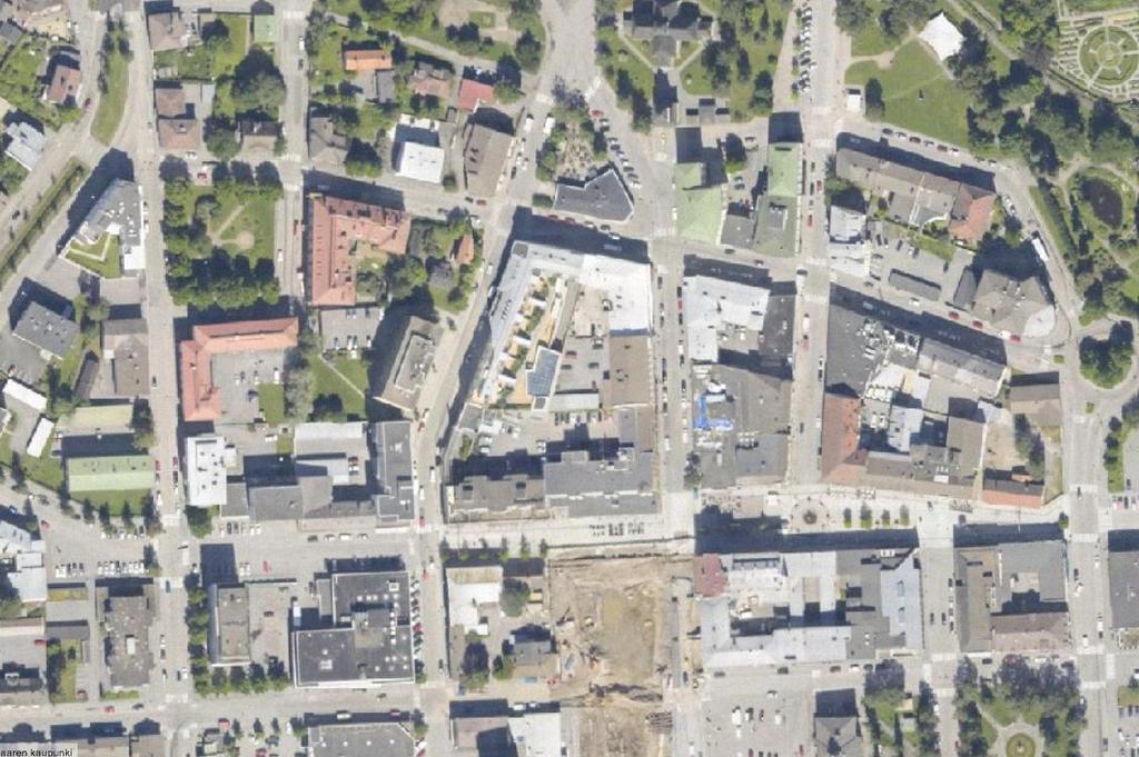 Sivu 3 / PLANERINGSOMRÅDET Planeringsområdet omfattar det så kallade Visaskvarteret, som i söder angränsar till gågatan, i öster till Storgatan, i väster till Otto Malmsgatan och i norr till