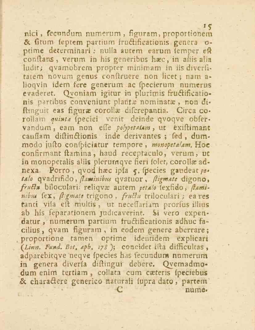 15 nici, fccnndum numerum, fignram. propottionem & fttum leptem partium lruätilicationis genera o- ptime determinari.- nulla autern earum lemper eft conftans, verum in bis generibus ha?