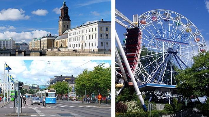 Göteborg (168.6 km) Njut av en dag i Göteborg och allt som Sveriges andra största stad har att erbjuda. Strosa längs Avenyn, ät god mat och fika, och titta in i trevliga butiker.