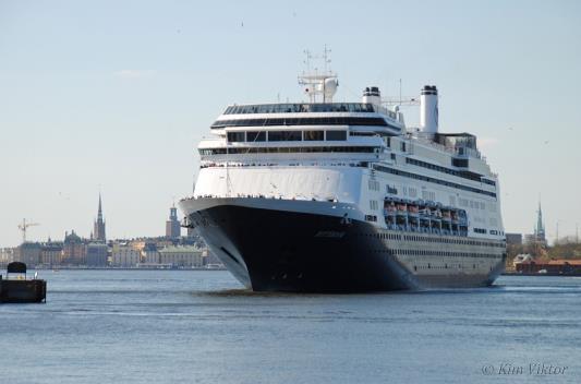 855 Passagerare: 1802 Antal anlöp: 3 Ryndam Rederi: Holland America Line Byggd: 1994 Längd: 219 meter GT: 55 451