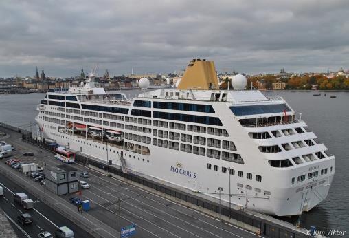 Royal Viking Sea, Royal Odyssey, Norwegian Star, Crown Amadea Rederi: Phoenix reisen Byggd: 1991 Längd: 192 meter GT: 29 008 Passagerare: 624