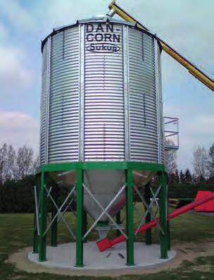 Sukup konsilo Amerikansk kvalitets silo Diameter ifrån 4,57 10,97 m Kapacitet ifrån 59 1.