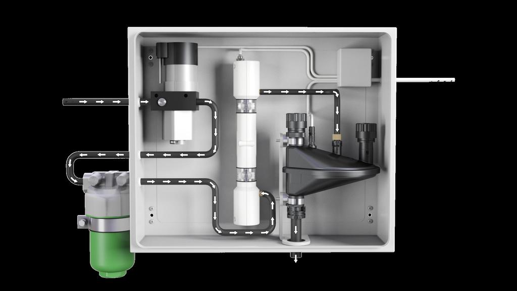 COT Oil Refiner + COT Förvärmare + COT Partikelfilter + COT Pump Denna installation rekommenderas vid kontinuerlig drift men då arbetstemperaturen på oljan understiger 50 C och då det finns risk för