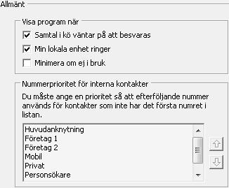 Allmänt Kapitel 2 Anpassa Cisco Unified Attendant Console Obs!