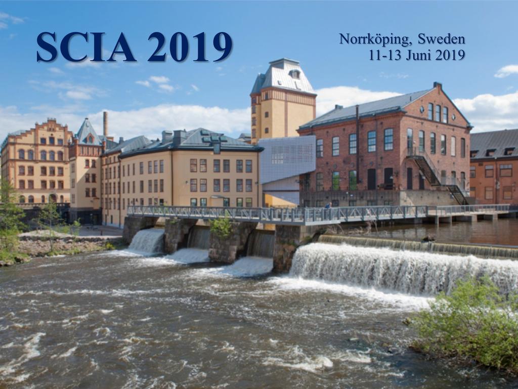 11 SCIA 2019 i Norrköping För några veckor sedan gick SCIA-konferensen av stapeln i Tromsö, Norge.