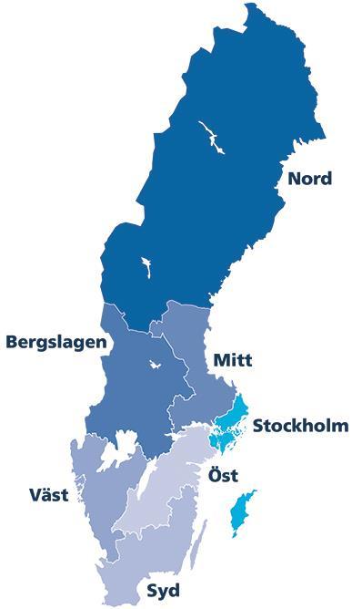 1 Allmänt Från och med den 1 januari 2015 har Sverige en nationell Polismyndighet som består av sju polisregioner och ett antal nationella avdelningar samt ett kansli.