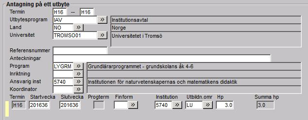 En kursplan inrättas vid Umeå universitet i enlighet med bilaga 2, som benämns Fältkurs i biologi vid nordnorska kusten och omfattar 3,0 hp.