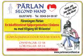 Tel. 070-377 46 10 satersror@outlook.com Välkommen till Skenshyttan 82 GUSTAFS Tel 0243-24 00 97 Busshållsplats finns nära oss.