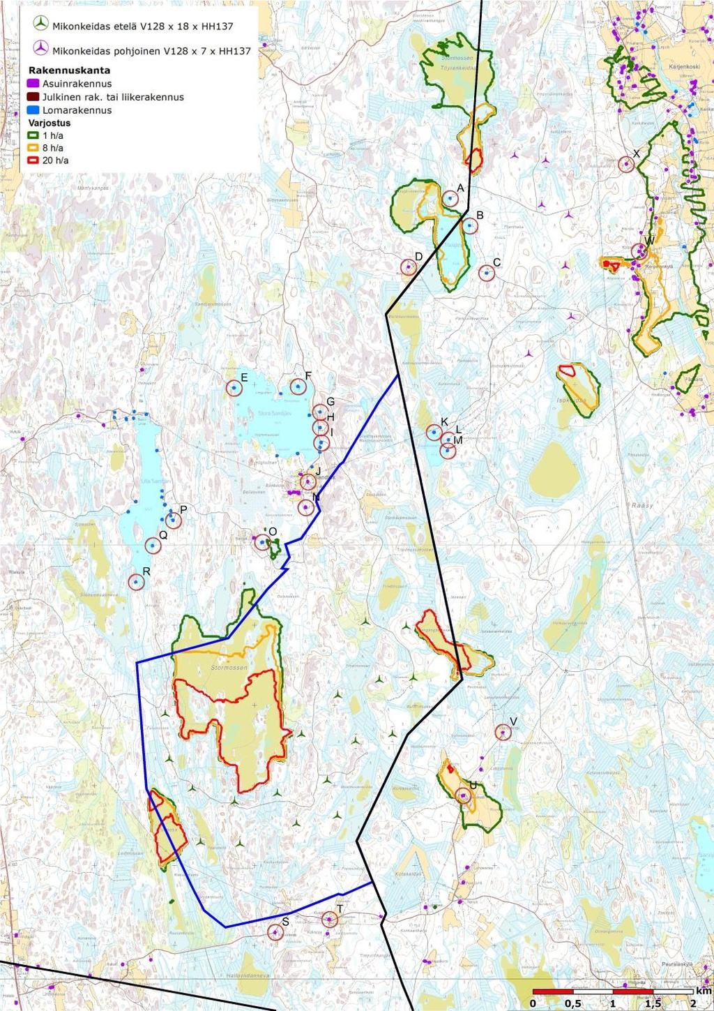 22, TEKN 17.2.2016 17:00 / Pykälän liite: Kaavaselostus_Planbeskrivning KRS_SWE[1] 17.2.20 FCG SUUNNITTELU JA TEKNIIKKA OY Planbeskrivning, Kristinestad 68 (97) Kristinestad 17.2.2016 Delgeneralplan för Mikonkeidas vindkraftspark 6.