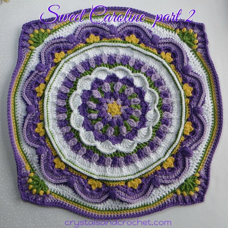 Sweet Caroline Copyright: Helen Shrimpton, 2017. All rights reserved. Av: Helen på www.crystalsandcrochet.com Del 2 Svenska termer används genom hela mönstret.