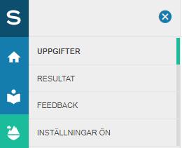 Klicka på bingel > Resultat Börja med att filtrera i den blå raden överst på sidan för att få fram de resultat du vill titta på.