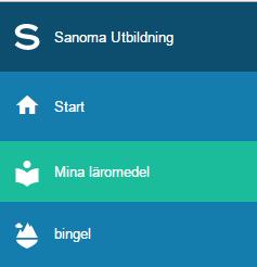 Om du klickar på ett läromedel i matematik hittar du nedladdningar.