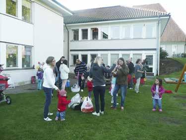 Germundsgården och trots den lite kyliga men ändå soliga kväll