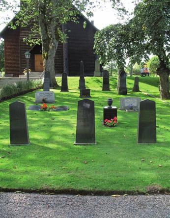 Gravvårdstyper Kvarteret är ett av kyrkogårdens äldsta och rymmer ett flertal högresta vårdar i diabas och granit liksom ett antal smides- och gjutjärnsvårdar.