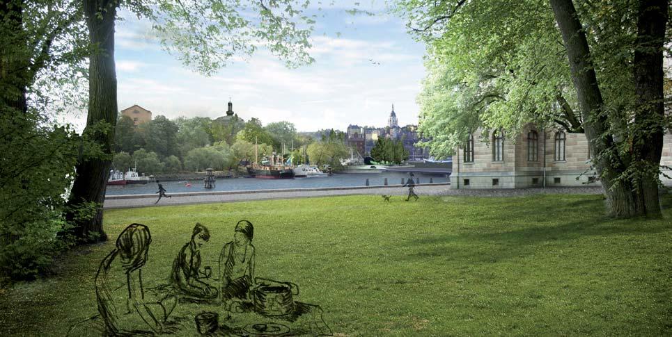 10. Parken Museiparken är en viktig tillgång för Nationalmuseum.