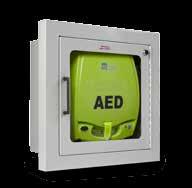 nr. 8000-0814 Helt infällt väggskåp Larmat AED-väggskåp som