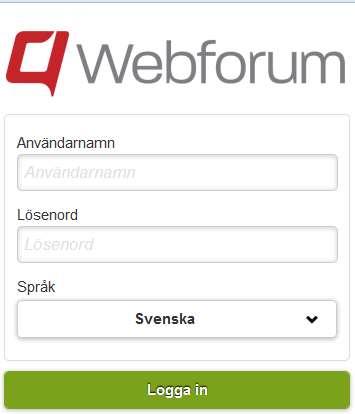 Mobilgränssnitt Det är möjligt att logga in till en viss webbarbetsplats via ett mobilt gränssnitt. Den vanliga inloggningen har webbarbetsplatsens URL/login som adress.