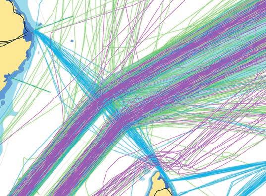 Djupdata Då moderna sjömätningar är mycket detaljerade kan denna information användas till en rad olika ändamål såsom analyser vid farledsprojekteringar, i miljöförbättrande arbete,