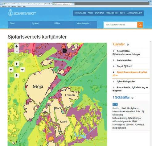 Strandlinjen och öars placering kan fortfarande vara felaktig i vissa områden beroende på att det underlag som fanns att tillgå när sjökortet framställdes var dåligt.