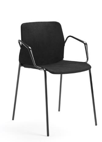 Upholstered seat and back or upholstered seat with back in Mesh. Detachable upholstery. Stackable and connectable. 1810 2010 2120 220 180 1870 2070 2180 220 1910 Stol med helklädd sits/rygg.