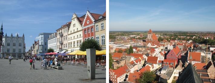 Staden är omgiven av slående natur, med närhet till vatten och öarna Rügen och Usedom. I hjärtat av den gamla stadsdelen finner ni många vackra och gotiska mustenshus.