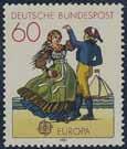 EUR 400 éé 600:- 1660K 948UF 1977 Day of the Stamp 10 pf imperf on cover togeter with another 70 pf stamp. with collour variety bright pale yellow. CAncelled in RÖTHENBACH 29.3.89.