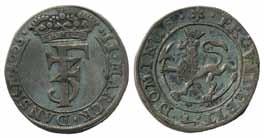 Coins, other Nordic countries / Mynt, övriga nordiska länder 2181 Coins, Norway / Mynt, Norge 2181 NM 165 Norway Frederik III 2 mark 1665. 10,88 g. Minor verdigris. 1/1+ 2.