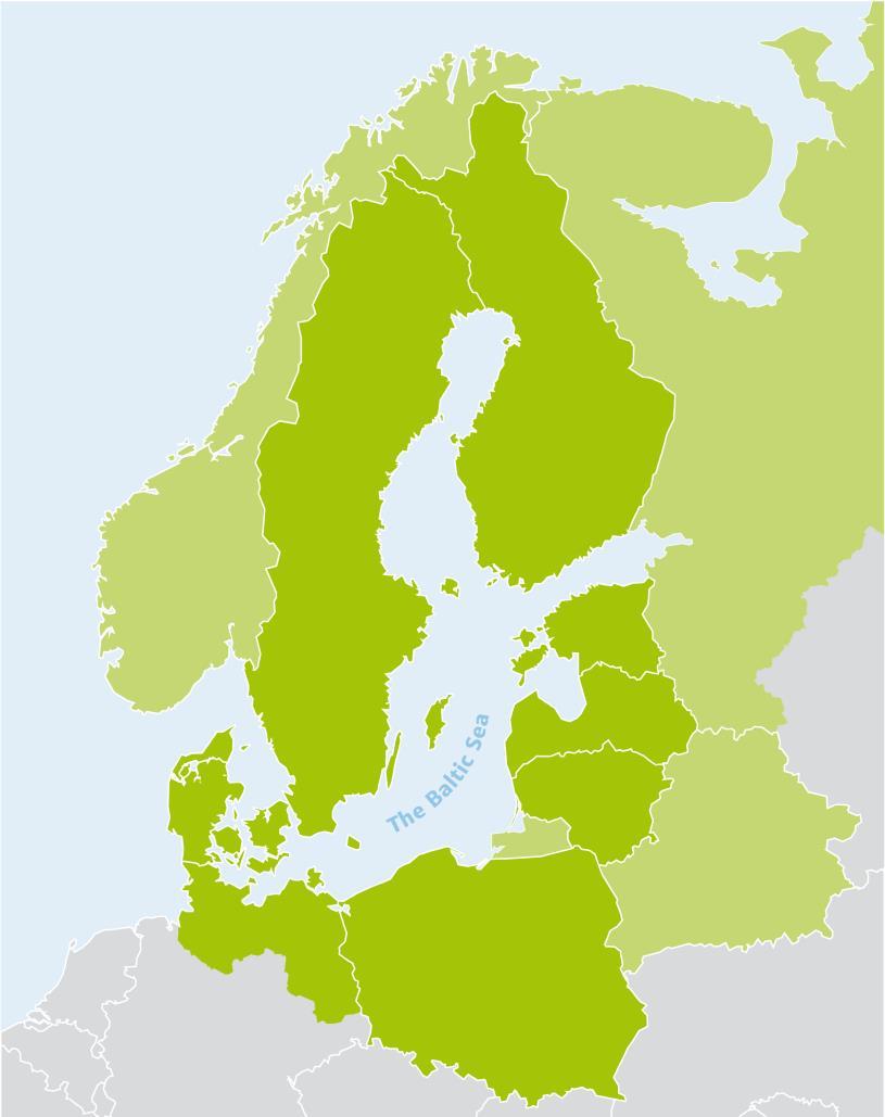 Interreg Östersjöprogrammet Medfinansiering: EUR 264 m EU partners EUR 6 m norska partners EUR 8 m ryska