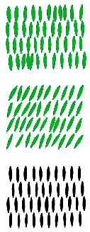 Rather, a series of phase changes with successively increasing disorder are obtained! θ Plastic crystals Translational order is retained, rientational order is lost.