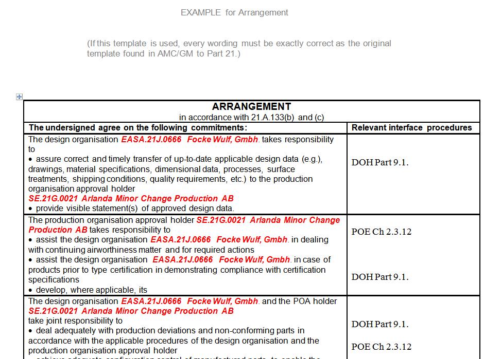 EASA Form 1-21