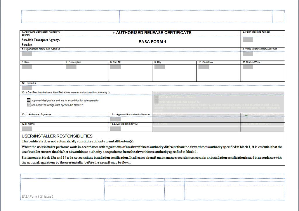 Datum 41 (48) Certifierande Personal Auktorisation