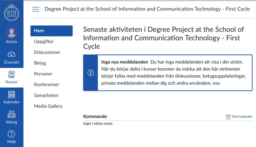 Examensarbete vid Skolan för Informations- och