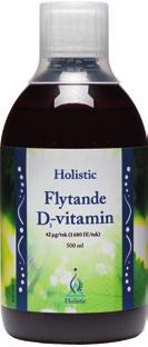 Flytande D 3 -vitamin, 500 ml PASSAR HELA FAMILJEN och dig som har svårt att svälja kapslar.